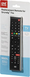 One For All URC 1915 - TV afstandsbediening - 1-op-1 vervanger voor Grundig - met verlichte toetsen