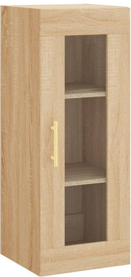 vidaXL - Hangkast - 34,5x34x90 - cm - sonoma - eikenkleurig