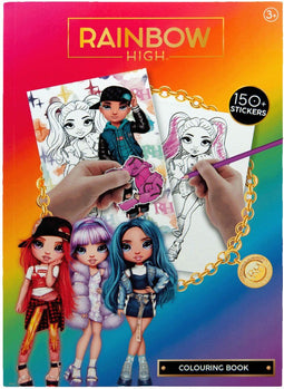 Rainbow High - Kleurboek met 150 Stickers - Multi kleuren