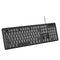 Savio KB-04 - Toetsenbord - USB QWERTY UK - Zwart