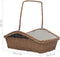 vidaXL - Houtmand - met - handvat - 57x46,5x52 - cm - wilgenhout - bruin