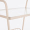Mica Decorations Tijdschriftenhouder - L44,5 x B40 x H59 cm - Metaal - Oudroze, Mat
