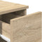 vidaXL - Nachtkastje - met - lade - 20x36x60 - cm - sonoma - eikenkleurig