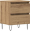 vidaXL - Nachtkastje - Artisan - Eiken - 40x35x50 - cm - Engineered - Hout