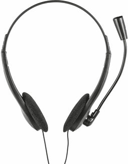 Trust 21665 - Stereo headset - Lichtgewicht met flexibele microfoon - Zwart