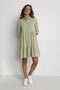 Kaffe KAnaya Dress - Dames Jurk - Maat 44 - Kniehoogte - Lange Mouw
