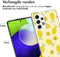 iMoshion Hoesje Geschikt voor Samsung Galaxy A53 Hoesje Siliconen - iMoshion Design hoesje - Geel / Lemons