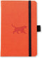 Dingbats A6 Pocket Wildlife Orange Tiger Notebook - Graphed