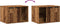 vidaXL - Kattenbakkast - 60x40x40 - cm - bewerkt - hout - oud - houtkleurig