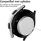 imoshion Screenprotector - Geschikt voor Samsung Galaxy Watch 5 40mm - Full Cover Hard Case / Beschermend Hoesje - Zilver