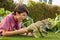 Jurassic World Rebirth Schurkachtige Dino 1, actiefiguur, 56 cm, Grommen en Aanvallen, dinosaurusspeelgoed, 2 aanvalsacties