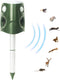 Ultrasoon Muisafweermiddel - Zonne-Energie & USB Oplaadbaar - Waterdicht IP55 - 360 Graden Plaagbestrijding - Motten, Vlooien, Ratten, Kakkerlakken & Mieren Bestrijding