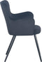 Pole to Pole - Wing Stoel - Velvet - Zwart