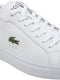 Lacoste POWERCOURT 125 2 SMA - Heren Sneakers - Wit - Zwart