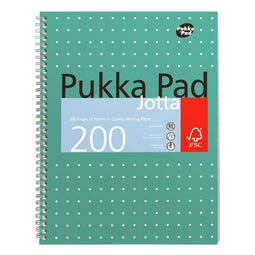 Pukka Pad - Collegeblok jotta a4 lijn 4-g 200pag 80gr gn
