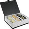 Geurkaarsen Geschenkset - 6 stuks - Vanille geur - Zwart/Goud