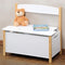 FSC® Houten Opbergkist met zitbank - Speelgoedkist - Voor het opbergen van kinder speelgoed - Houten bank - Afm. 60 x 34.5 x 56 Cm
