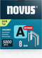 Novus 042-0762 - Nieten Type 53 - Fijndraad 8 mm x 11.3 mm (5000 stuks)
