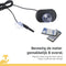 Tool Meister AQM1 - Aquarium Thermometer met Sonde - Spatwaterdicht - Zwart
