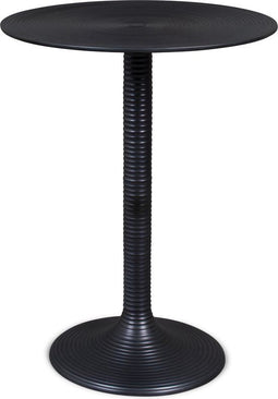 Bold Monkey Hypnotising Round - Bijzettafel - Gelakt aluminium - Zwart