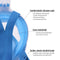 X10 Snorkelmasker - Full Face Masker - Panoramisch zicht - Blauw - L/XL
