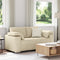 vidaXL - Crème - Loveseat - - - 120 - cm - Stof