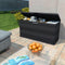 vidaXL - Tuinbox - 117x45x56 - cm - zwart