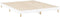 vidaXL - Bedframe - bewerkt - hout - wit - 150x200 - cm