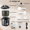 Saaf Multicooker - 5.8L - PFAS vrij - 15 kookprogramma's - Zwart