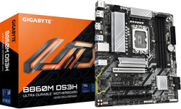 Gigabyte B860M DS3H - Micro-ATX Moederbord - Intel B860 Chipset - Ondersteuning voor DDR5 tot 7600 MHz