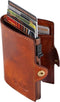 Tony Perotti Pasjeshouder / Kaarthouder - Uitschuifbaar - RFID - Leer - Van Gogh - Cognac