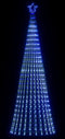 vidaXL - LED-kerstboom - 475 - LEDs - 247 - cm - blauw