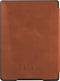 Lunso - Geschikt voor Kobo Aura H2o edition 1 hoes (6.8 inch) - Lederen sleep cover - Cognac