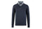 Milanoro - Herenpullover met overhemdkraag - Zwart - Maat S