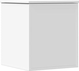 vidaXL - Opbergbox - 40x42x46 - cm - bewerkt - hout - wit