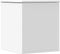 vidaXL - Opbergbox - 40x42x46 - cm - bewerkt - hout - wit
