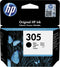 HP 305 - Inktcartridge - Origineel - Zwart