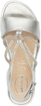 Tamaris COMFORT Essentials - Dames Sandalen - Ronde neus - ZILVER - Maat 40