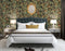 DUTCH WALLCOVERINGS Behang Bird-of-Paradise zwart