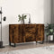 vidaXL - Dressoir - 100x36x60 - cm - bewerkt - hout - gerookt - eikenkleurig