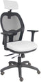 Bureaustoel met hoofdsteun P&C B3DRPCR Wit