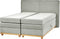 DYNASTY - Boxspringbed - Lichtgrijs - 180 x 200 cm - Polyester