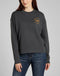 CREW NECK - Sweater - Lange mouw - Washed black