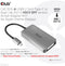 Club 3D CAC-1510-A - USB3.2 Gen1 Type-C naar Dual Link DVI-D Adapter - HDCP OFF - Grijs