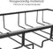 Wijnglazenhouder - 2 Stuks - Zwart - 12 Glazen - 40 cm x 22,5 cm x 6 cm - Wijnglazenrek -