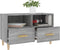 vidaXL - Tv-meubel - 80x36x50 - cm - bewerkt - hout - grijs - sonoma - eikenkleurig