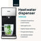 MOA HWD20 - Heetwaterdispenser - Instelbare temperatuur 45-100°C - Zilverkleurig
