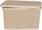 Opbergbak Met Deksel Beige Plastic 19 L 28 X 22 X 39 Cm (12 Stuks)