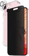PanzerGlass iPhone 15 - 3-in-1 Privacy Beschermingskit - Antibacterieel - Doorzichtig zwart (1 pack)