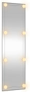 vidaXL - Wandspiegel - met - LED's - rechthoekig - 30x100 - cm - glas